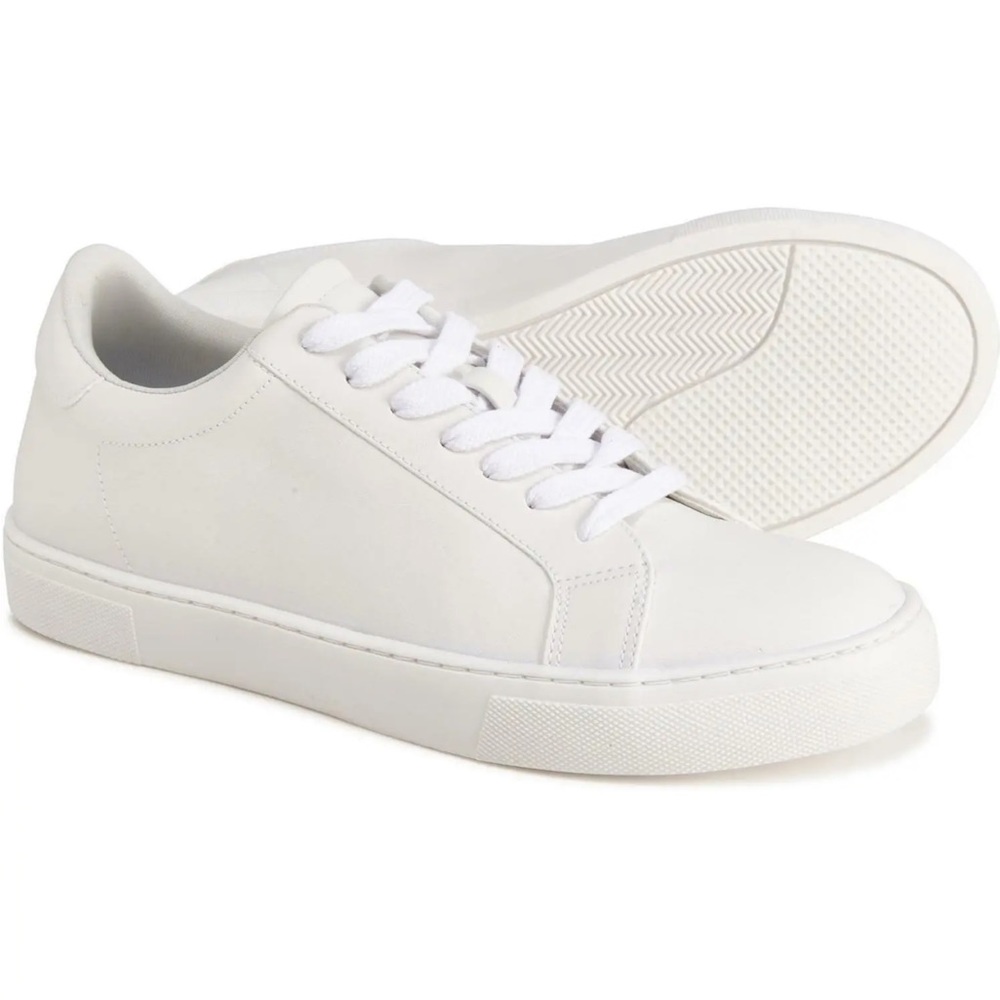 Steve Madden Mirella white sneakers tennis shoes EUC size 8.5